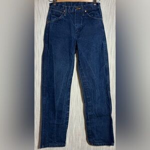 Wrangler Dark Blue Straight Jeans